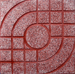 Gạch lát Terrazzo 400×400 (mm) – DP-40-1002 – đỏ